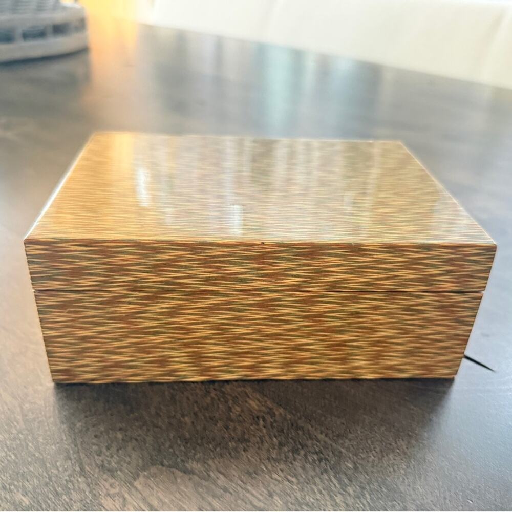 Rebecca Moses Saks Fifth Avenue "Wild About Cashmere" Lacquer Box, NWT